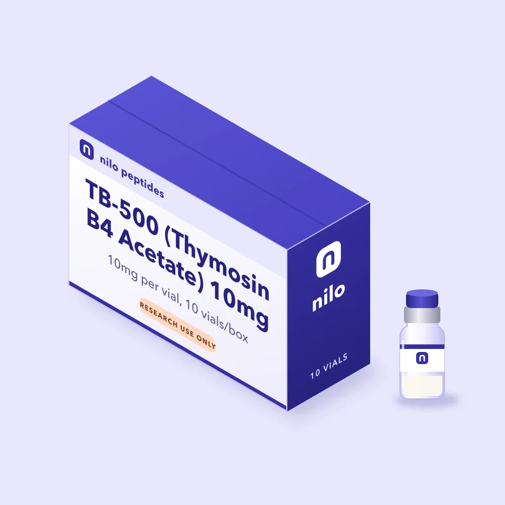 TB-500 (Thymosin B4 Acetate) 10mg box illustration